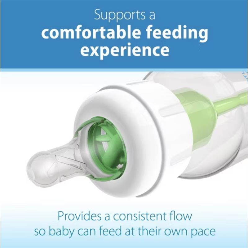 Dr. Brown 6Pk Level 3 Narrow Baby Bottle Silicone Nipples 6M+, Medium-Fast Flow Image 5