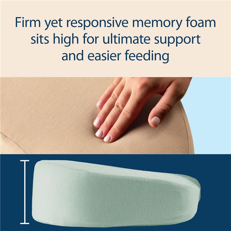 Dr. Brown Feeding & Nursing Lap Support Pillow, Light Gray Image 3