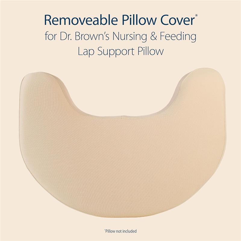 Dr. Brown Lap Support Pillow Cover, Gentle Beige Image 5