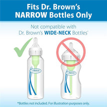 Dr. Brown’s 6Pk Natural Flow Level 2 Narrow Baby Bottle Silicone Nipple, Medium Flow, 3M+ Image 2