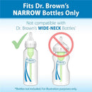Dr. Brown’s 6Pk Natural Flow Level 2 Narrow Baby Bottle Silicone Nipple, Medium Flow, 3M+ Image 2