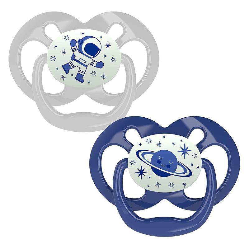  Dr. Brown’s Advantage Pacifiers, Stage 2, Glow In The Dark, Blue, 2-Pack Image 6