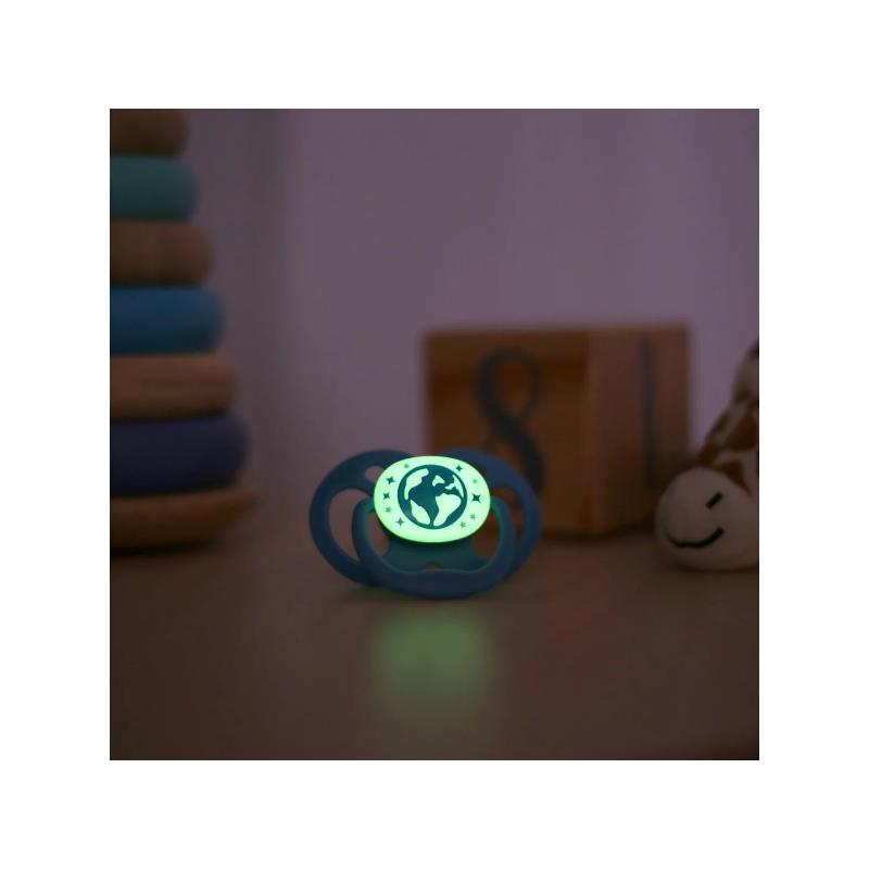 Dr. Brown’s Advantage Pacifiers, Stage 2, Glow In The Dark, Blue, 2-Pack Image 6
