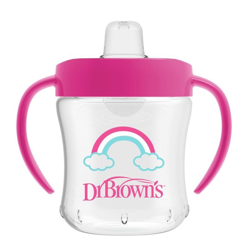 Dr. Brown’s - Soft Spout Transition Cup, Pink Image 1