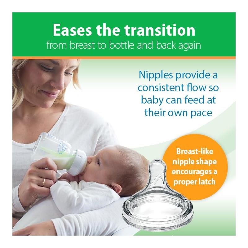 Dr. Brown's 20Pk Anti-Colic Options+ Wide-Neck Glass Baby Bottle Starter Set Image 5