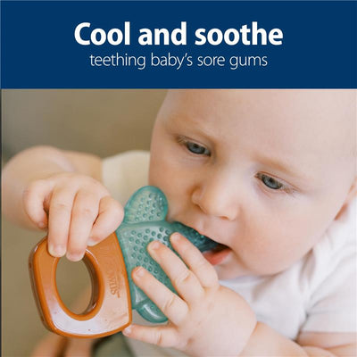 Dr. Brown's 2Pk AquaCool Water-Filled Teether, Green Cactus, BPA Free, 3M+ Image 2