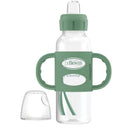 Dr. Brown's - 8 Oz/250 Ml Narrow Sippy Spout Bottle W/ Silicone Handles, Green Image 1
