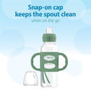 Dr. Brown's - 8 Oz/250 Ml Narrow Sippy Spout Bottle W/ Silicone Handles, Green Image 4