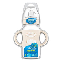 Dr. Brown's - 9 Oz/ 270 Ml Wide-Neck Sippy Spout Bottle With Silicone Handles, Ecru Image 2