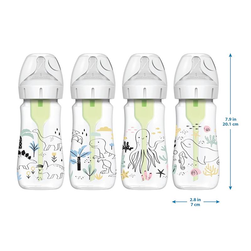 Dr. Brown's - 9Oz/270Ml Options+ Wide-Neck Designer Bottles, Ocean Designs, 2-Pack Image 11