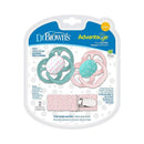 Dr. Brown's Advantage 2-Pack Stage 2 Pacifiers with Clip, Pink Image 3