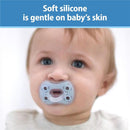 Dr. Brown's Advantage One-Piece Silicone Baby Pacifier, Stage 2, Neutral Image 6