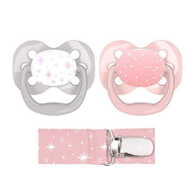 Dr. Brown's Advantage Pacifiers With Clip, Stage 1 (0-6 months) Pink, 2 units Image 2