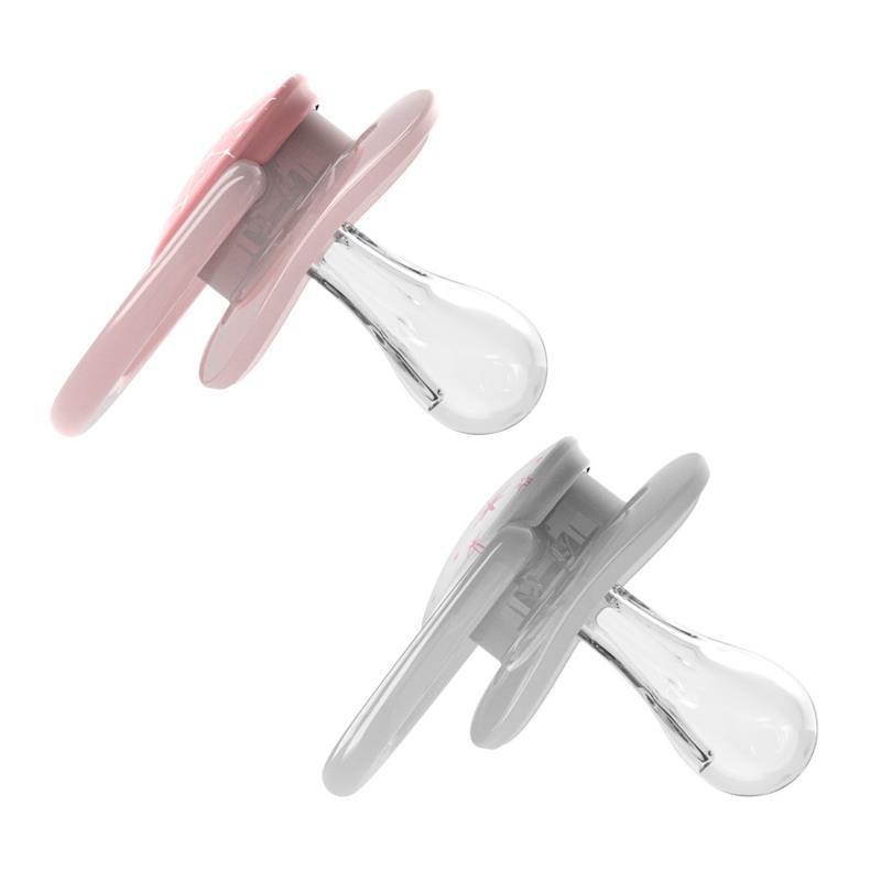 Dr. Brown's Advantage Pacifiers With Clip, Stage 1 (0-6 months) Pink, 2 units Image 4