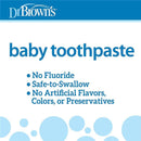 Dr. Brown's - Baby Toothpaste Fluoride-Free, Strawberry, 1.4Oz Image 3