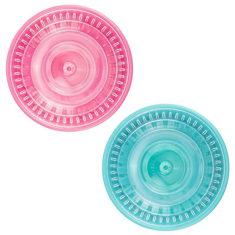 Dr. Brown's Cheers 360 Spoutless Training Cup, Pink/Turquoise Image 3