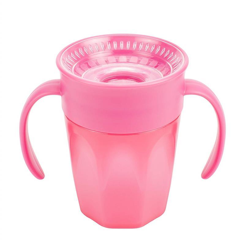 Dr. Brown's Cheers 360 Spoutless Training Cup, Pink Image 1