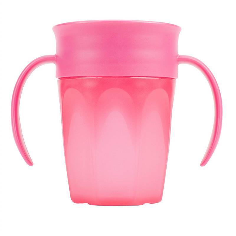 Dr. Brown's Cheers 360 Spoutless Training Cup, Pink Image 2
