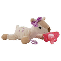Dr. Brown's - Deer Lovey with Pink One-Piece Pacifier Image 1