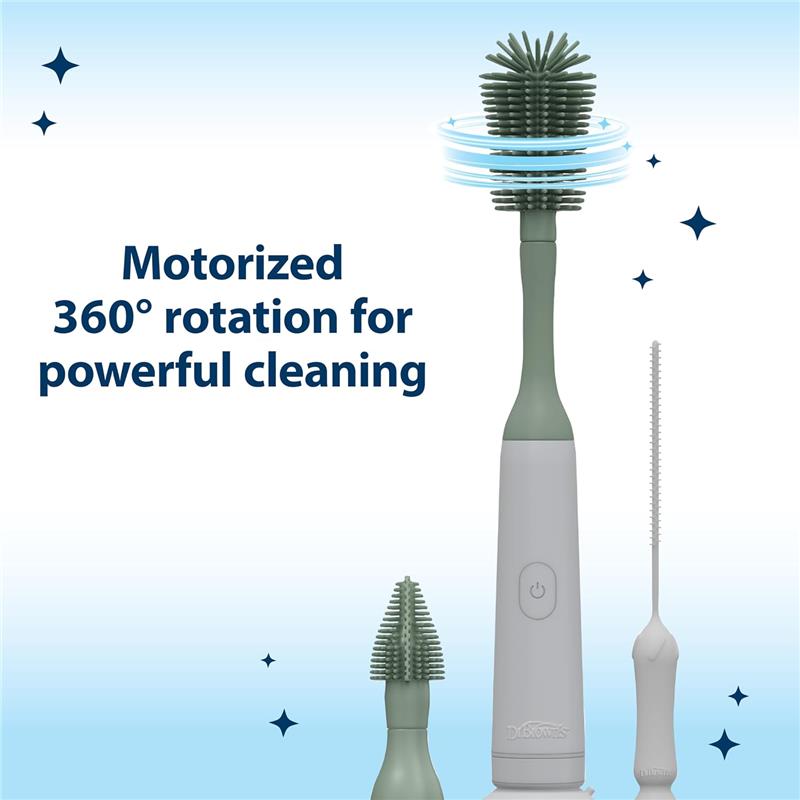 Dr. Brown's Electric Silicone Bottle Brush Set Image 7