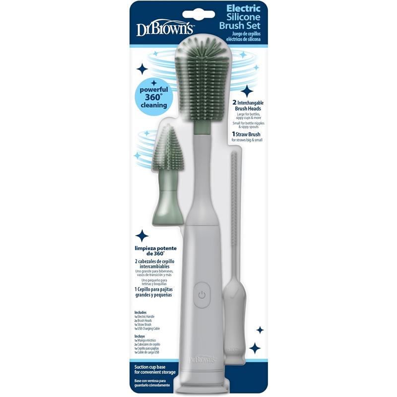 Dr. Brown's Electric Silicone Bottle Brush Set Image 8