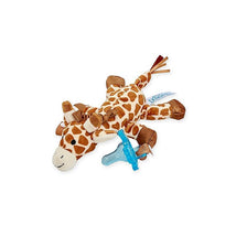 Dr. Brown's Giraffe Lovey With Blue One-Piece Pacifier Image 1