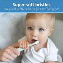 Dr. Brown's Infant-to-Toddler Toothbrush Elephant, Mint Image 2