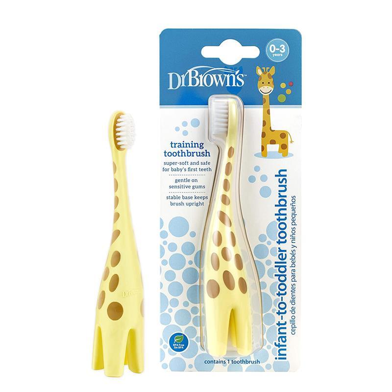Dr. Brown's Infant Toothbrush, Giraffe Image 1