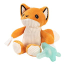 Dr. Brown's Lovey Pacifier and Teether Holder, 0 Months+, Fox  Image 1