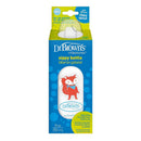 Dr. Brown's Milestones Narrow Sippy Bottle, 100% Silicone Soft Sippy Spout, 8oz/250mL, 6M+, Fox Image 6