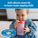 Dr. Brown's Milestones Straw to 360 Convertible Toddler Training Cup Set, 10 oz/300 mL, Pink Coral Image 8