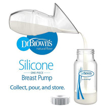 Dr. Brown's Milkflow Silicone Breast Pump, Breast Milk Catcher with Options+ Anti-Colic Baby Bottle & Travel Bag Image 2