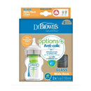 Dr. Brown- 5 Oz Glass Wide-Neck Anti-Colic Options+ Baby Bottle, 2Pk Image 3