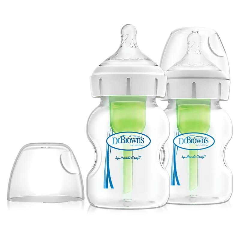 Dr. Brown's - Options+ Wide-Neck Baby Bottle, 5Oz, 2Pk Image 1