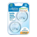 Dr. Brown's Options+ Wide-Neck Baby Bottle Sippy Spout, 2-Pack Image 3