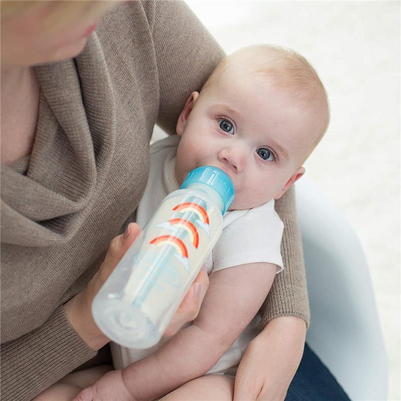 Dr. Brown's - Options+ Wide-Neck Bottle To Sippy Baby Bottle Start Kit, Blue, 9Oz Image 4