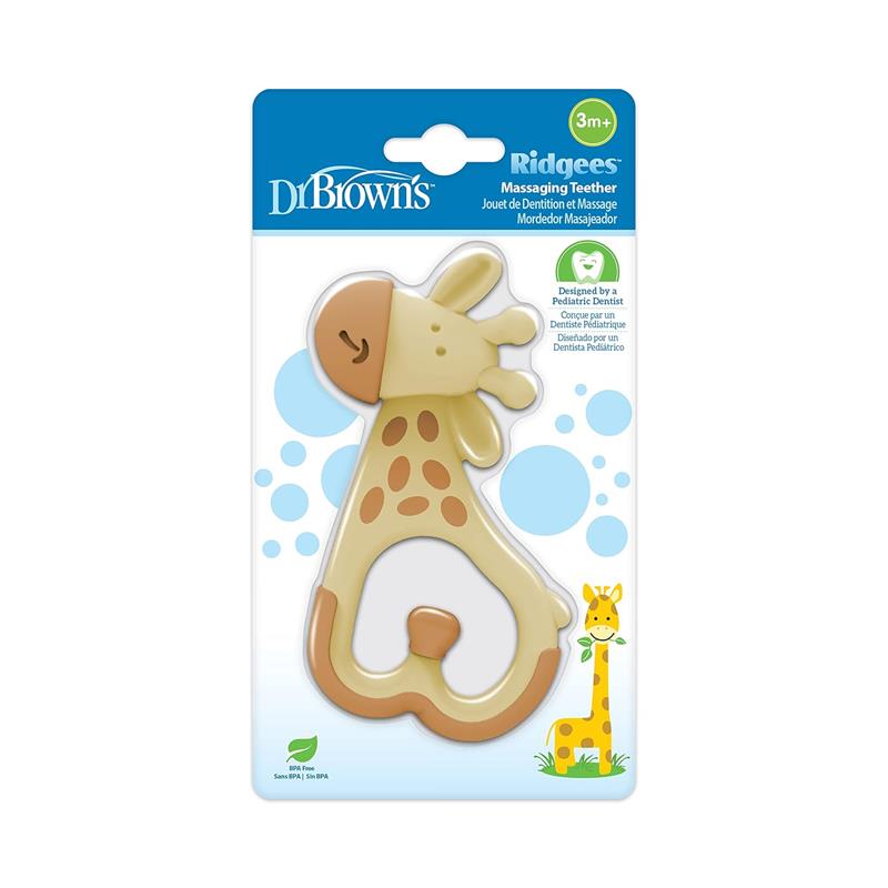 Dr. Brown's Ridgees Giraffe, Massaging Baby Teether Image 4