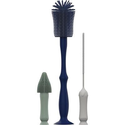 Dr. Brown's Silicone Cleaning Brush Set with Bottle Image 1
