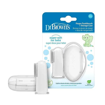 Dr. Brown's - Silicone Finger Toothbrush With Case Image 1