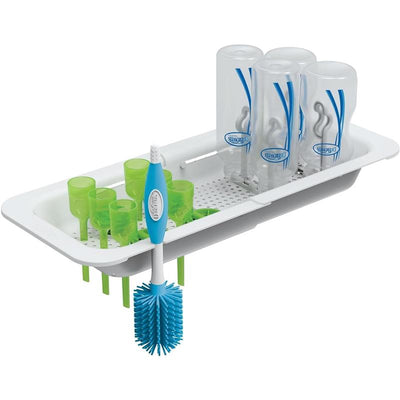 Dr. Brown's Sink Caddy for Baby Bottles and Parts with Two Brush Holders Image 1