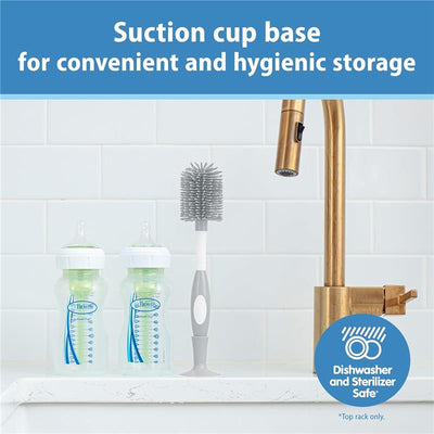 Dr. Brown's Soft Touch No Scratch Baby Bottle Cleaning Brush Image 2
