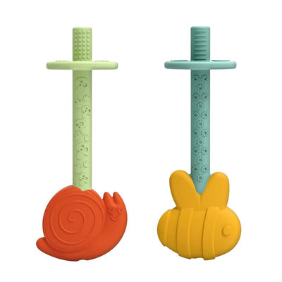 Dr. Brown's Teething Tubes for Babies, Bee & Snail Image 1