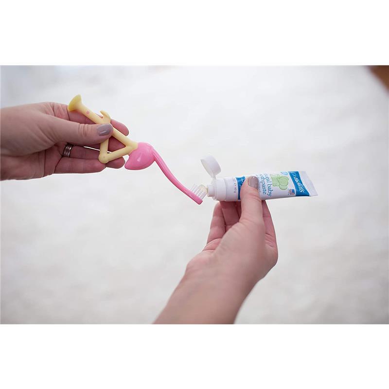 Dr. Brown's Toddler Toothbrush, Flamingo Image 2