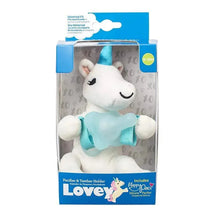 Dr. Brown's Unicorn Lovey W/ Aqua One-Piece Pacifier Image 2