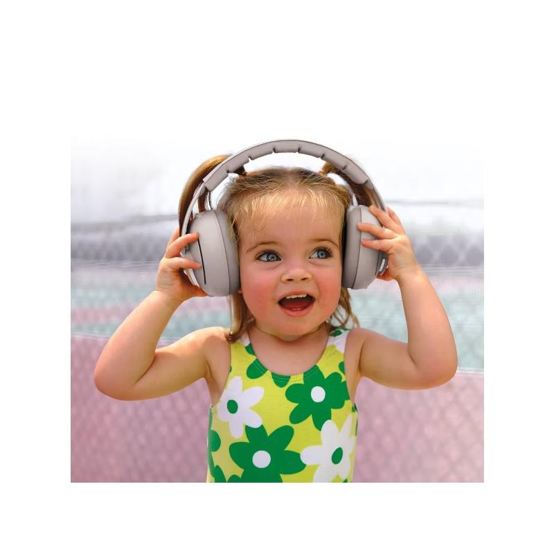 Dr Talbot's - 2-In-1 Baby Earnuffs Includes 1 Hard Headband, 1 Elastic Headband & 2 Earmuffs, White Image 2