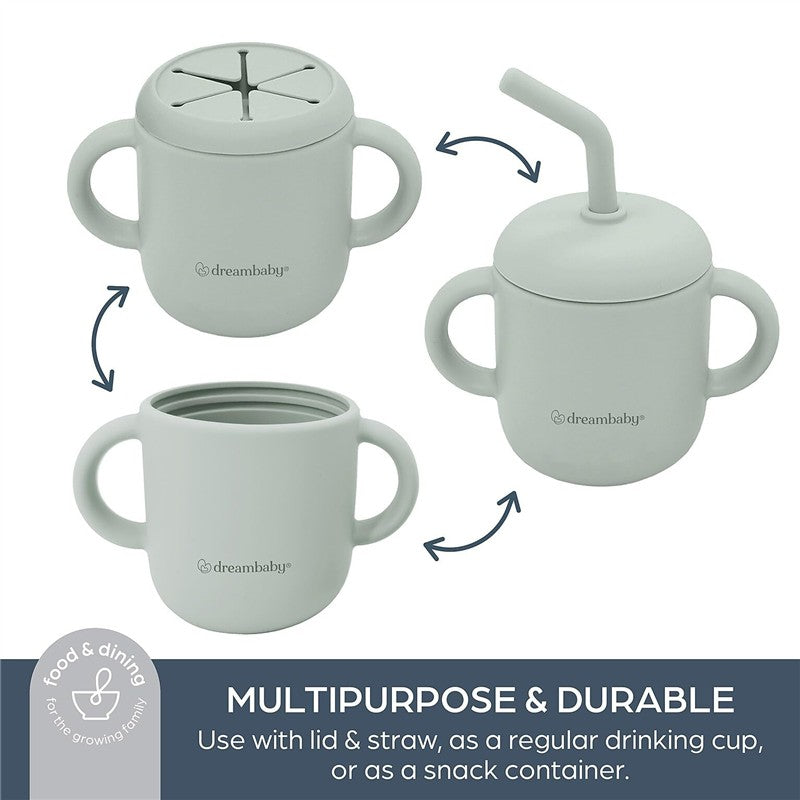 Dreambaby Drink & Snack Cup - Seafoam Image 2
