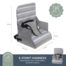 Dreambaby Grab 'N Go Booster Buddy Seat - Zig Zag Grey Image 5
