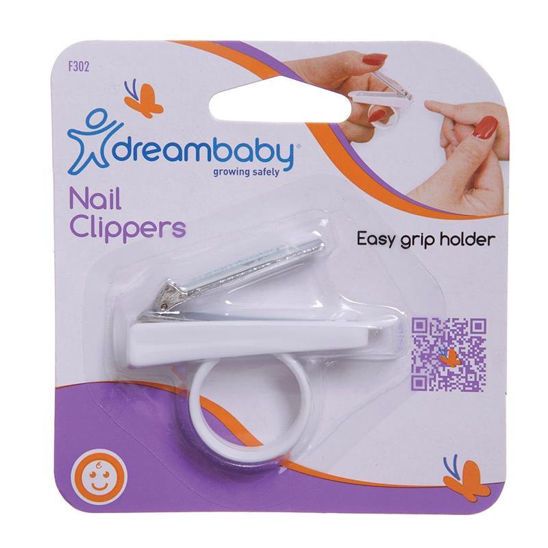 Dreambaby - Nail Clippers with Holder, White Image 3