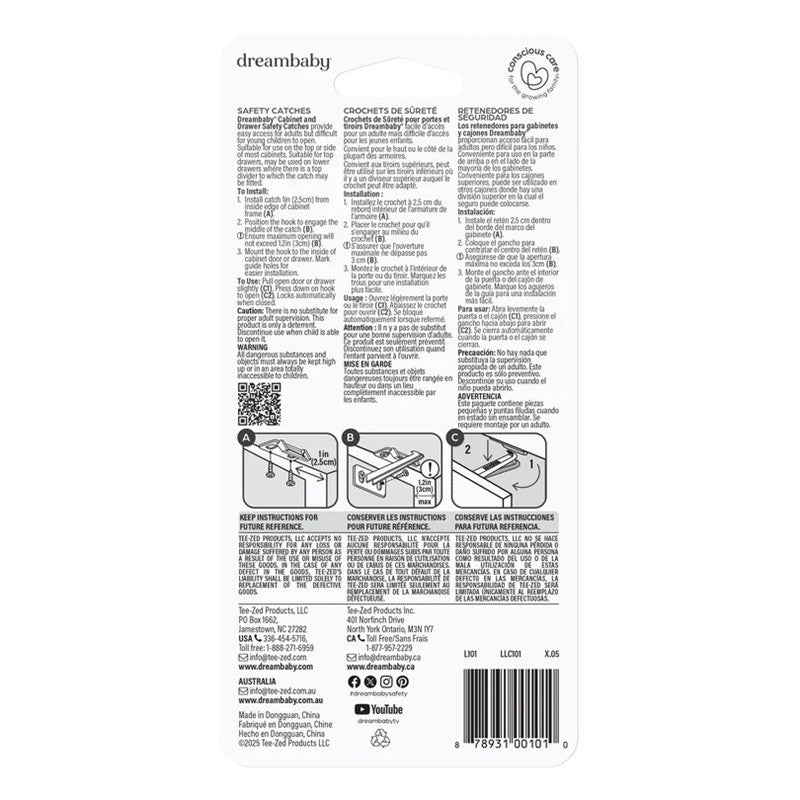 Dreambaby Safety Catches - 6 Pack Image 6