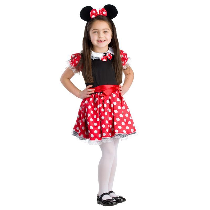 Dress Up America Kids Halloween Costume Charming Miss Mouse  Image 1
